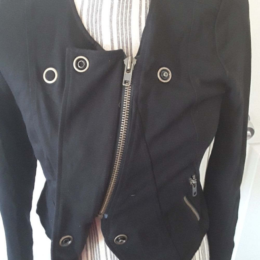 Gorgeous Cabi Black Zip Up Button Jacket - Picture 4 of 7